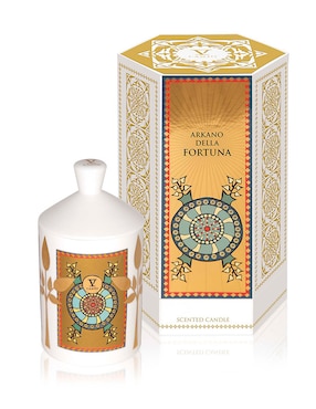 Vela aromática V Canto Arkano della Fortuna aroma cítrico