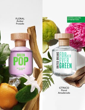 Eau de toilette Benetton United Dreams Green Pop para mujer