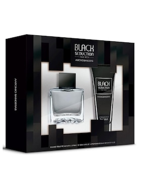 Kit eau de toilette Antonio Banderas Black Seduction para hombre