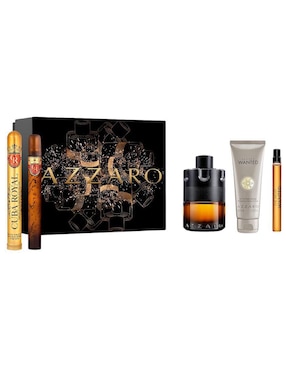 Kit Eau de parfum Azzaro The Most Wanted y Cuba Royal para hombre