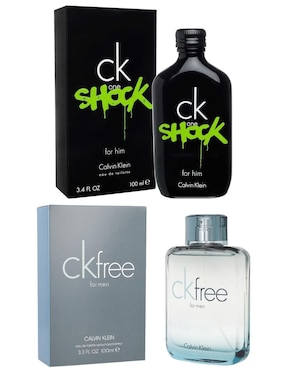 Set Eau de toilette CK Free y Shock para hombre