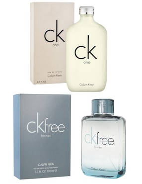 Set Eau de toilette CK Free y CK One para hombre