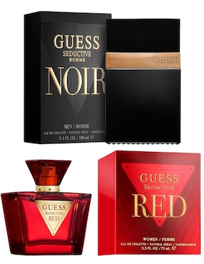 Set Eau de toilette Guess Seductive Noir y Seductive Red para hombre