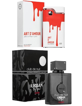 Set Eau de parfum Armaf Urban Elixir y Art D'Amour unisex