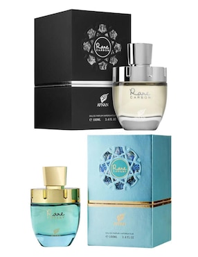 Set eau de parfum Afnan Rare Carbon + Rare Tiffany unisex