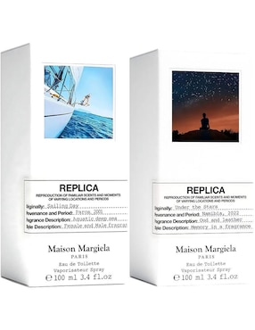 Set Eau de toilette Maison Margiela Réplica Sailing Day+Under The Stars unisex