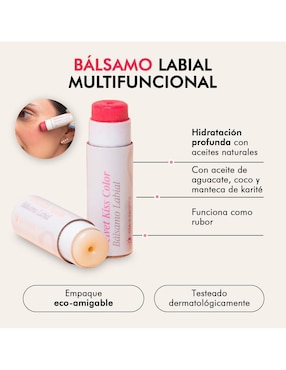 Bálsamo Avoroots Velvet Kiss Lip Balm Aroma de 50 g