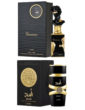 Set Eau de parfum Lattafa Asad & His Confession para hombre