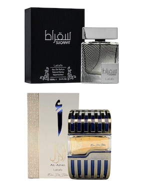 Set Eau de parfum Lattafa Al Azal & Suqraat para hombre