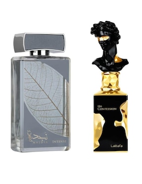 Set Eau de parfum Lattafa Najdia & His Confession para hombre