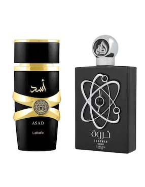 Set Eau de parfum Lattafa Tharwah & Asad para hombre