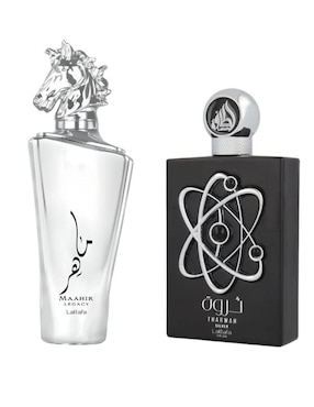 Set Eau de parfum Lattafa Maahir & Tharwah para hombre