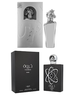 Set Eau de parfum Lattafa Maahir & Tharwah para hombre