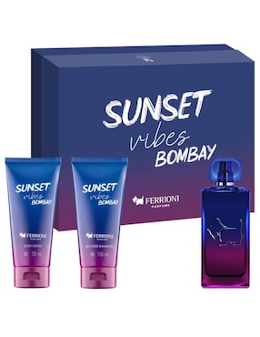Set eau de toilette Ferrioni Sunset Vibes Bombay para hombre