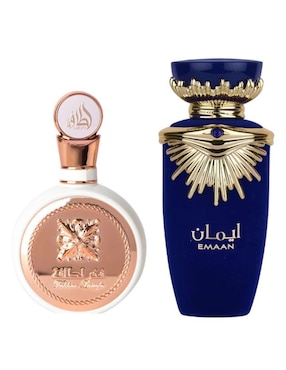 Set eau de parfum Lattafa Emaan & Fakhar Rose para mujer