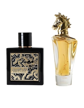 Set eau de parfum Lattafa Maahir & Qaed Al Fursan unisex