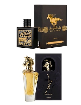 Set eau de parfum Lattafa Maahir & Qaed Al Fursan unisex