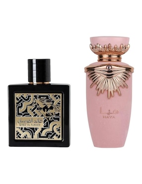 Set eau de parfum Lattafa Haya & Qaed Al Fursan unisex
