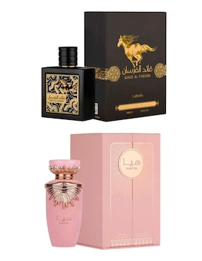 Set eau de parfum Lattafa Haya & Qaed Al Fursan unisex