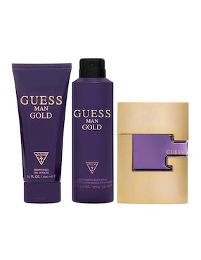 Kit Eau de toilette Guess Gold para hombre