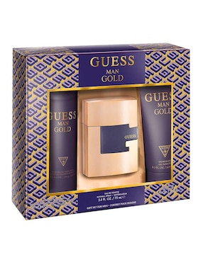 Kit Eau de toilette Guess Gold para hombre