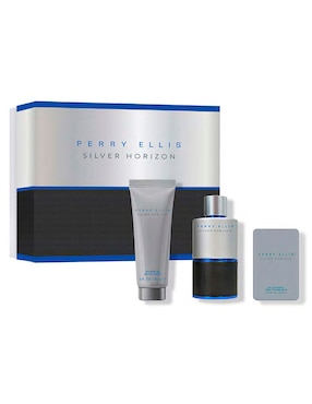 Kit Eau de parfum Perry Ellis Silver Horizon para hombre