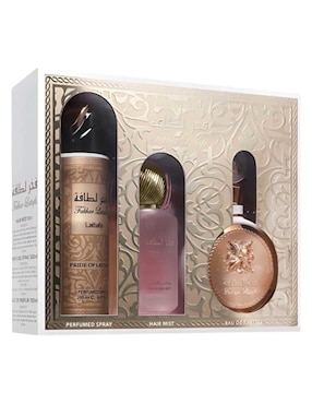 Set eau de parfum Lattafa Fakhar Pride para mujer