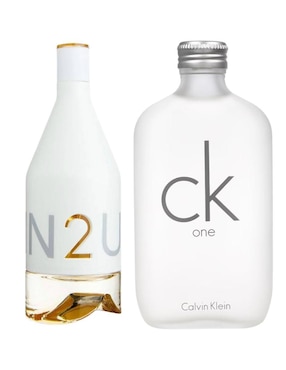 Set eau de toilette Calvin Klein One y CKIN2U unisex