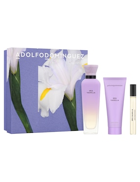Kit Eau de parfum Adolfo Dominguez Iris Vainilla para mujer