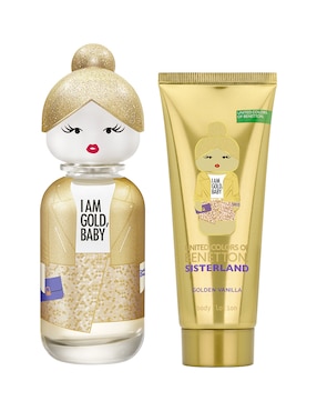 Kit Eau de parfum Benetton Sisterland Golden Vainilla para mujer
