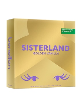 Kit Eau de parfum Benetton Sisterland Golden Vainilla para mujer