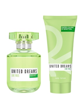 Set Eau de toilette Benetton Dreams Live Free para mujer
