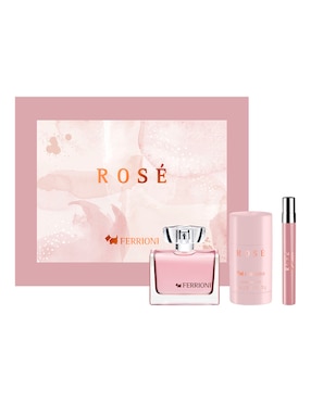 Kit Eau de toilette Ferrioni Rosé para mujer