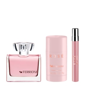 Kit Eau de toilette Ferrioni Rosé para mujer