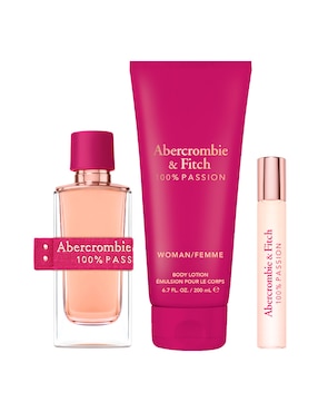 Kit Eau de parfum Abercrombie & Fitch 100% Passion para mujer