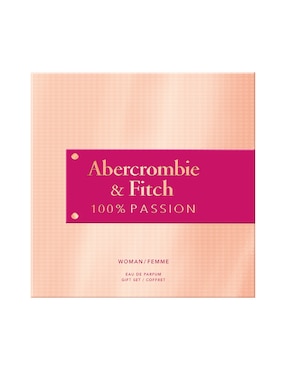 Kit Eau de parfum Abercrombie & Fitch 100% Passion para mujer