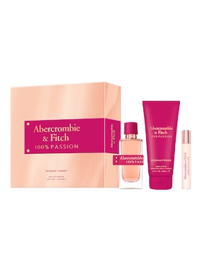 Kit Eau de parfum Abercrombie & Fitch 100% Passion para mujer