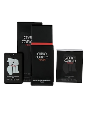 Set para caballero Carlo Corinto Rouge