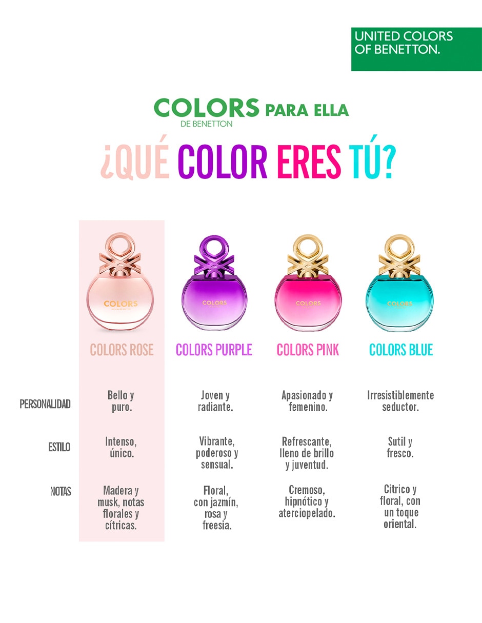 Eau de toilette Colors Rose para mujer 18
