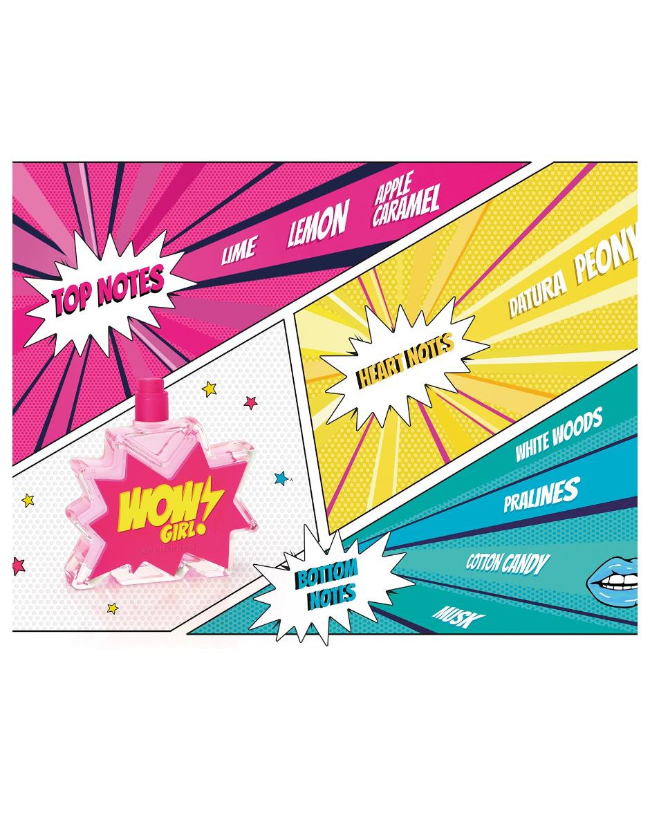 Set de fragancia para dama Wow Girl 4