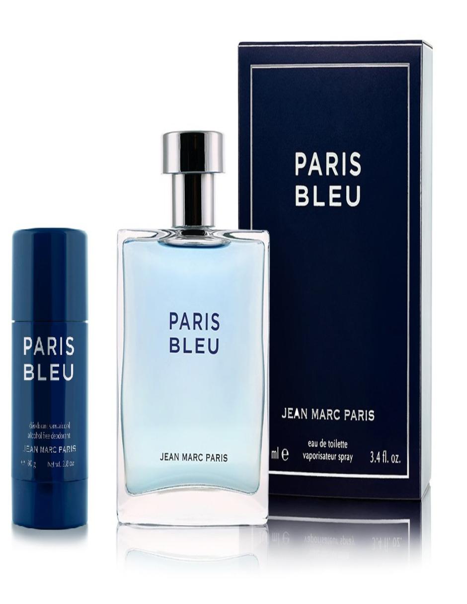 Set de fragancia Jean Marc Paris Paris Bleu para hombre
