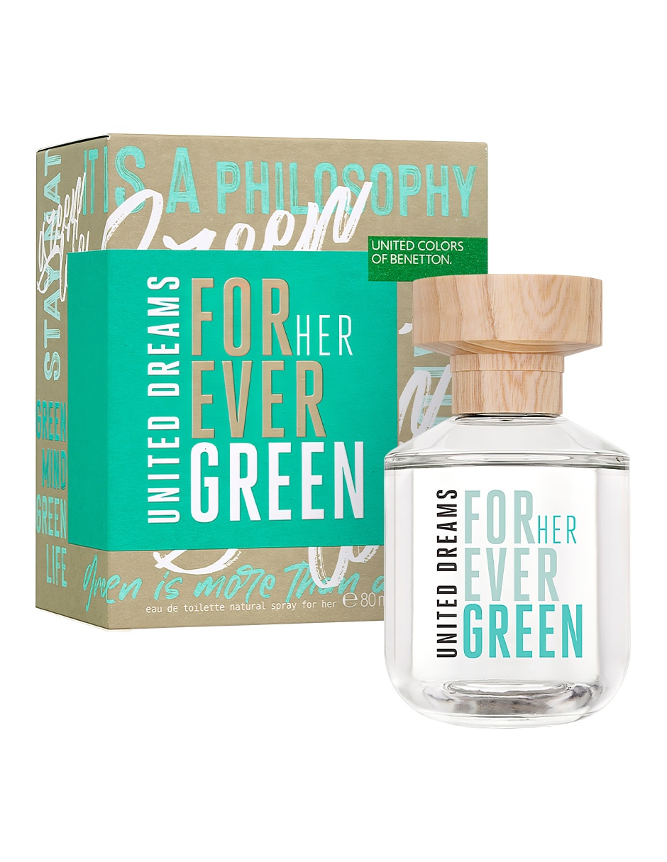 Eau de toilette United Dreams Forever Green Her para mujer 10