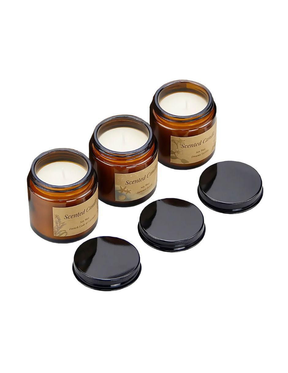 Vela aromática 3 piezas aroma floral 3