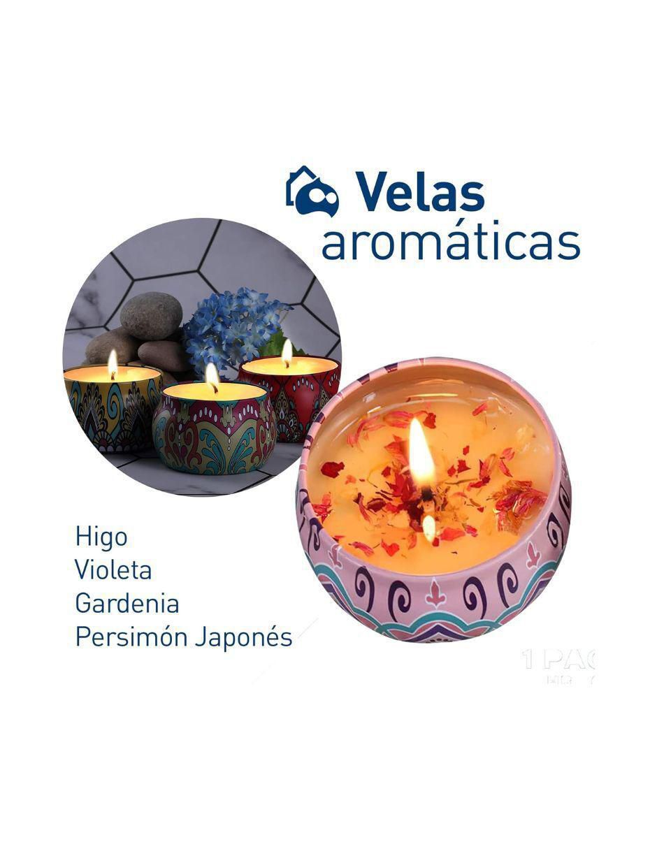Vela aromática 4 piezas aroma floriental 3