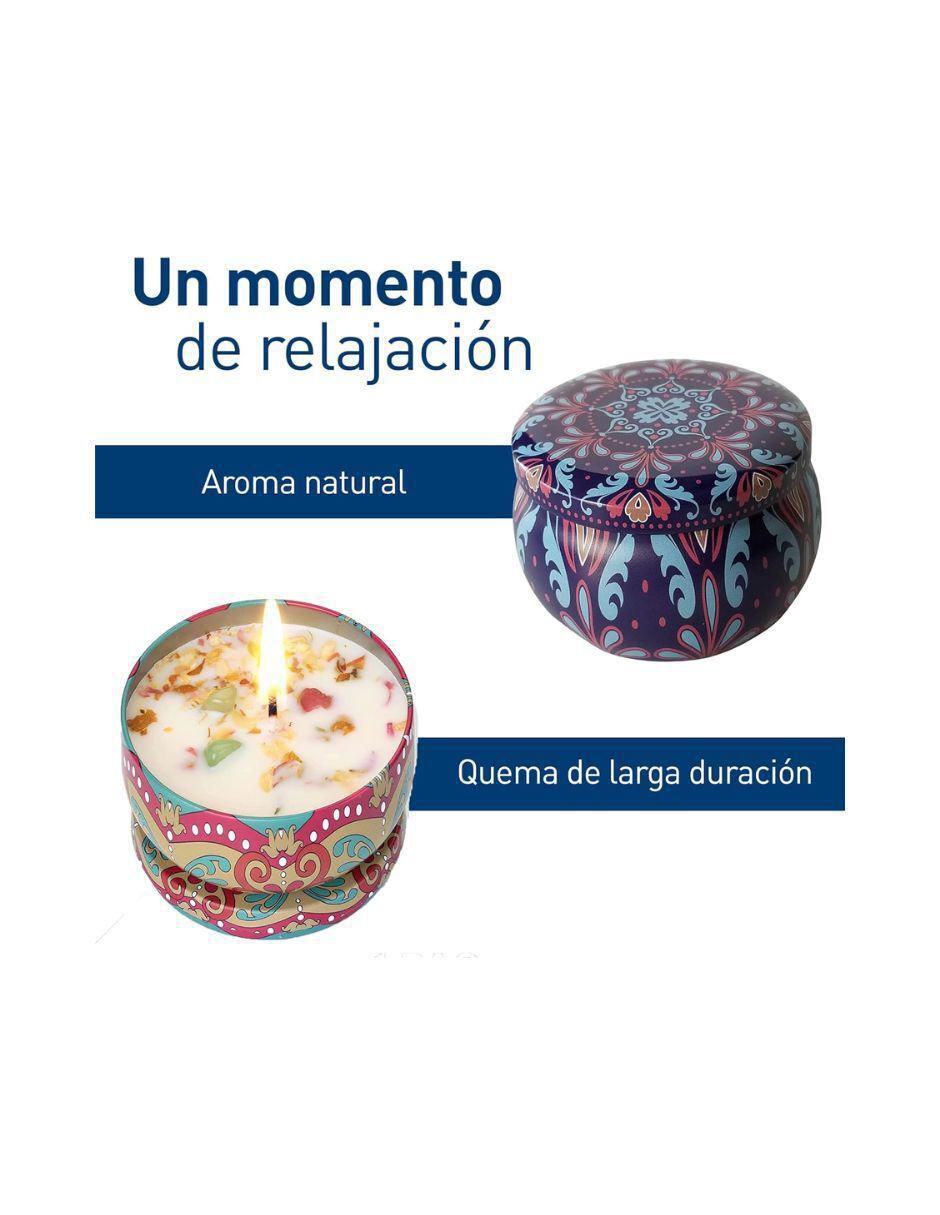 Vela aromática 4 piezas aroma floriental 5
