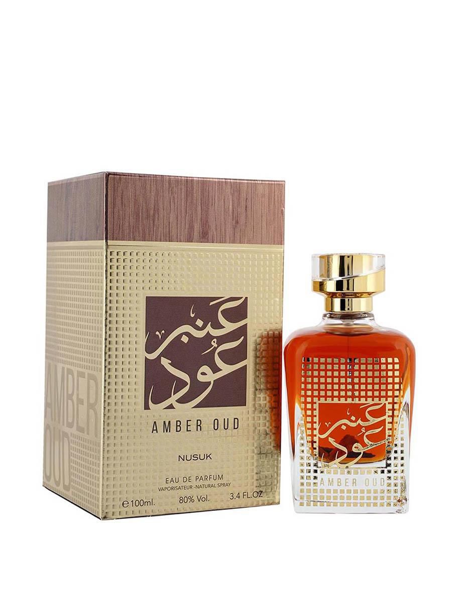 Eau de parfum Nusuk Amber Oud unisex | Venta Especial