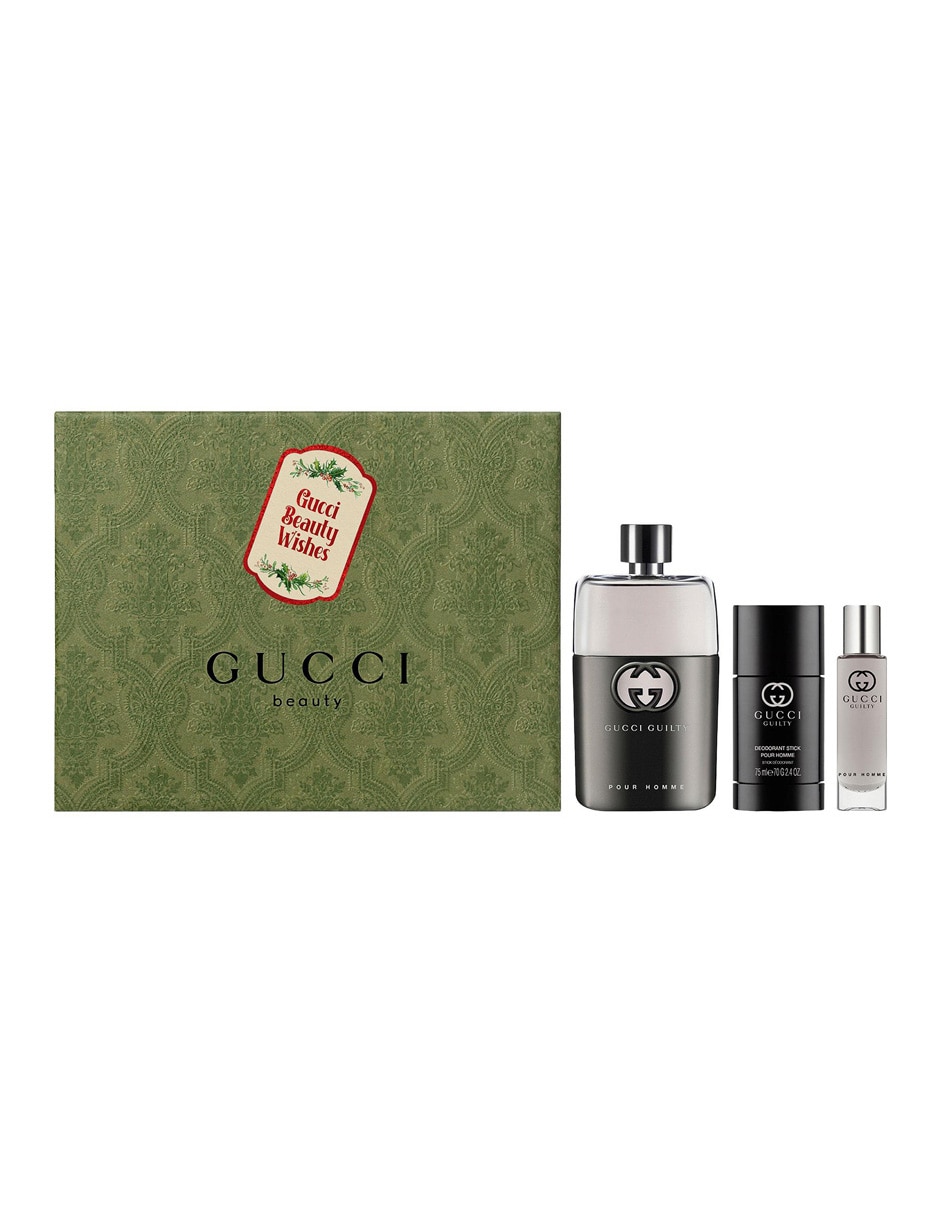 Set de fragancia Gucci Guilty para hombre Talla 90 ml