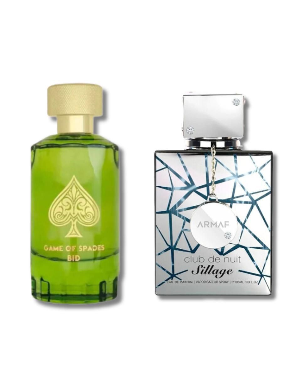 Set Eau de parfum Duo Club De Nuit Sillage EDP & Game Of Spade Bid unisex