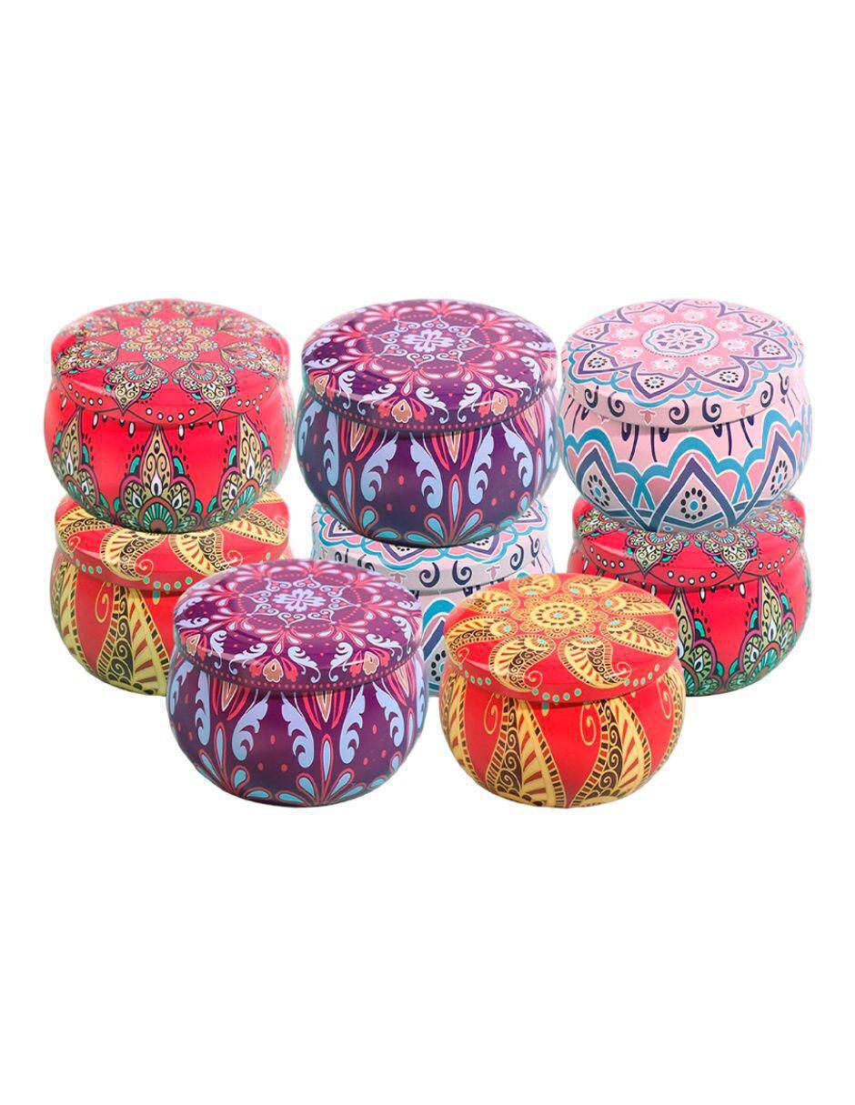 Set de velas aromáticas 8 piezas