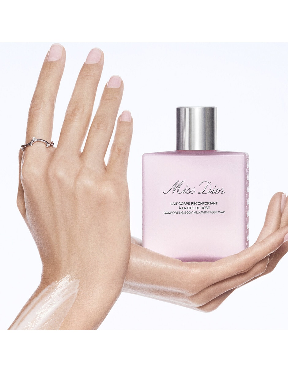Leche corporal recomendada para hidratar de día y noche Miss Dior para todo tipo piel